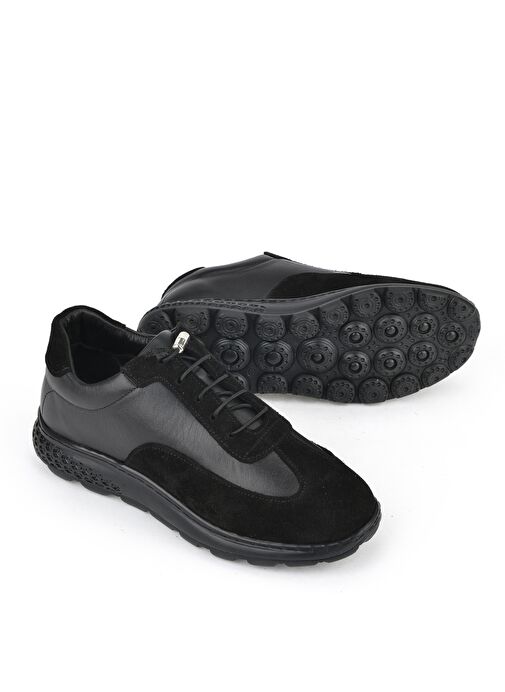 Ziya, Kadın Hakiki Deri Sneaker 143992ZN2003 Siyah - Görsel 5
