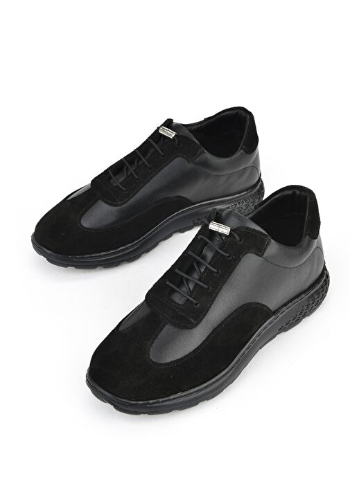 Ziya, Kadın Hakiki Deri Sneaker 143992ZN2003 Siyah - Görsel 6