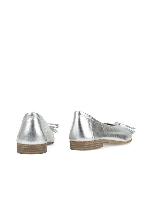Ziya, Hakiki Deri Kadın Babet 1511033Z2145 Silver - Görsel 4