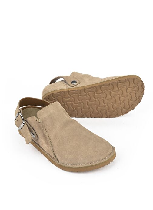 Ziya, Hakiki Deri Kadın Sandalet 1511033Z4000 Vizon - Görsel 5