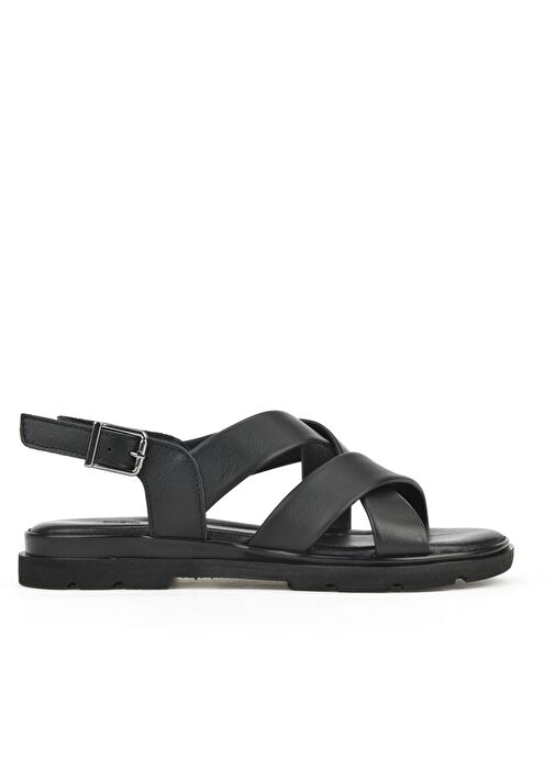Ziya, Kadın Hakiki Deri Sandalet 1511032Z8302 Siyah - Görsel 2
