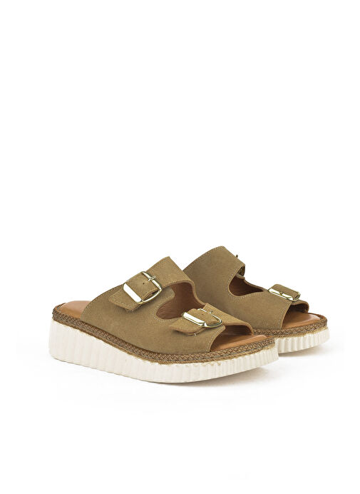 Ziya Haki Kadın Deri Terlik 1511008Z1882_856 - Görsel 3