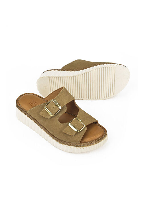 Ziya Haki Kadın Deri Terlik 1511008Z1882_856 - Görsel 5