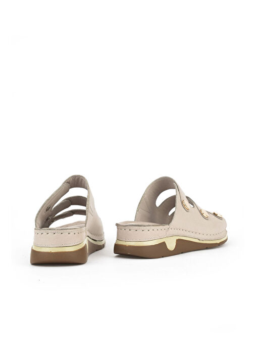 Ziya Bej Kadın Deri Terlik 1511008Z15_011 - Görsel 4
