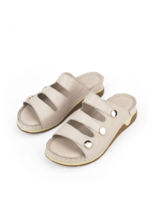 Ziya Bej Kadın Deri Terlik 1511008Z15_011 - Görsel 6