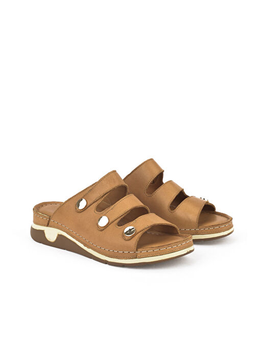 Ziya Taba Kadın Deri Terlik 1511008Z15_320 - Görsel 3