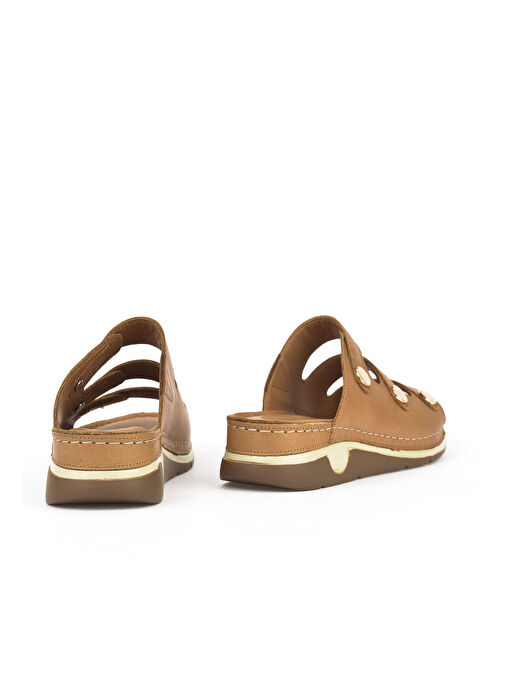 Ziya Taba Kadın Deri Terlik 1511008Z15_320 - Görsel 4