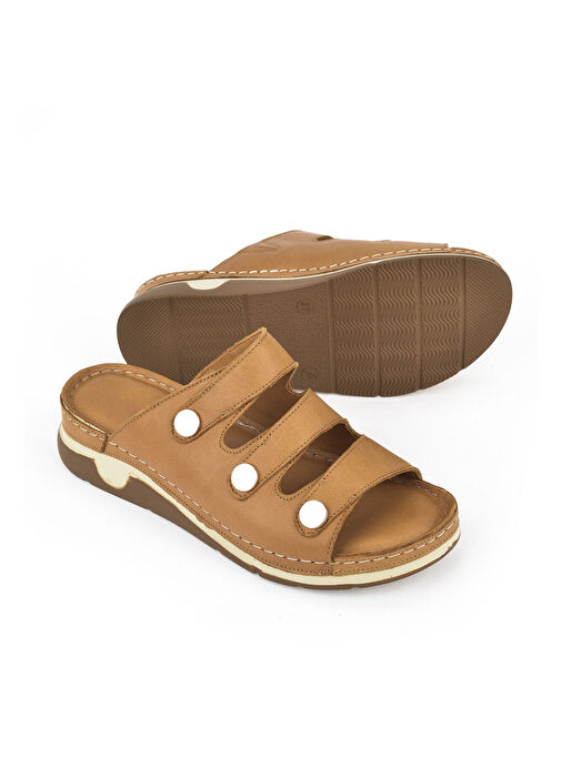 Ziya Taba Kadın Deri Terlik 1511008Z15_320 - Görsel 5