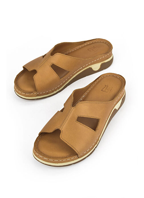 Ziya Taba Kadın Deri Terlik 1511008Z23_320 - Görsel 6