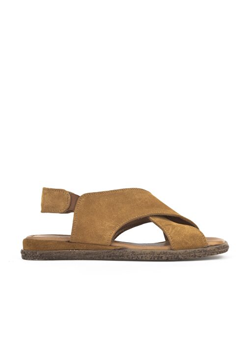 Ziya, Kadın Hakiki Deri Sandalet 1511047Z706 Taba - Görsel 2