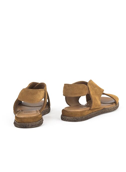 Ziya, Kadın Hakiki Deri Sandalet 1511047Z706 Taba - Görsel 4