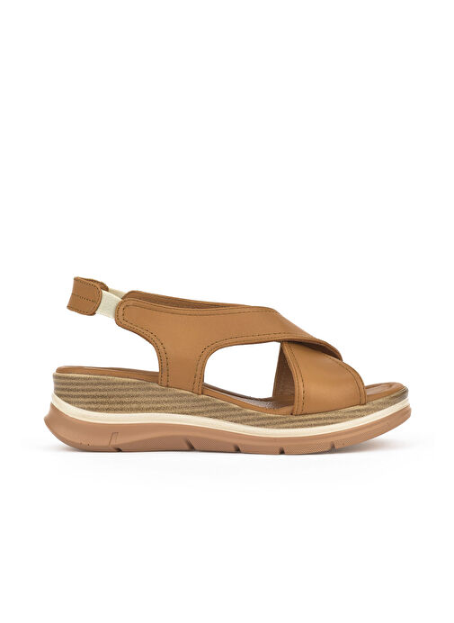 Ziya Taba Kadın Deri Sandalet 1511020Z2562_320 - Görsel 2