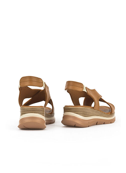 Ziya Taba Kadın Deri Sandalet 1511020Z2562_320 - Görsel 4