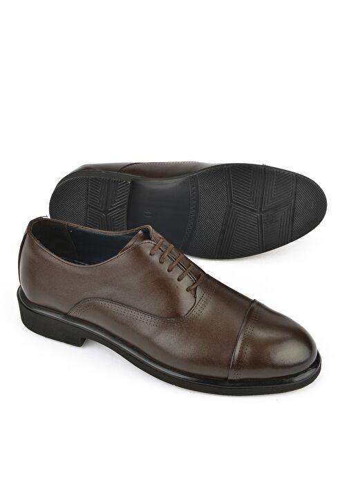 Ziya, Erkek Hakiki Deri Klasik Ayakkabı 15348Z134 Kahve - Görsel 5