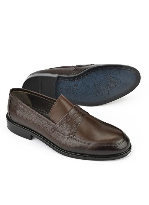 Ziya, Erkek Hakiki Deri Klasik Ayakkabı 1511027Z468 Kahve - Görsel 5
