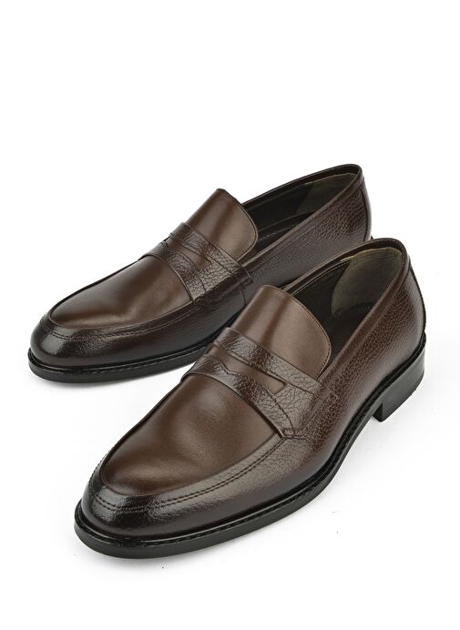 Ziya, Erkek Hakiki Deri Klasik Ayakkabı 1511027Z468 Kahve - Görsel 6