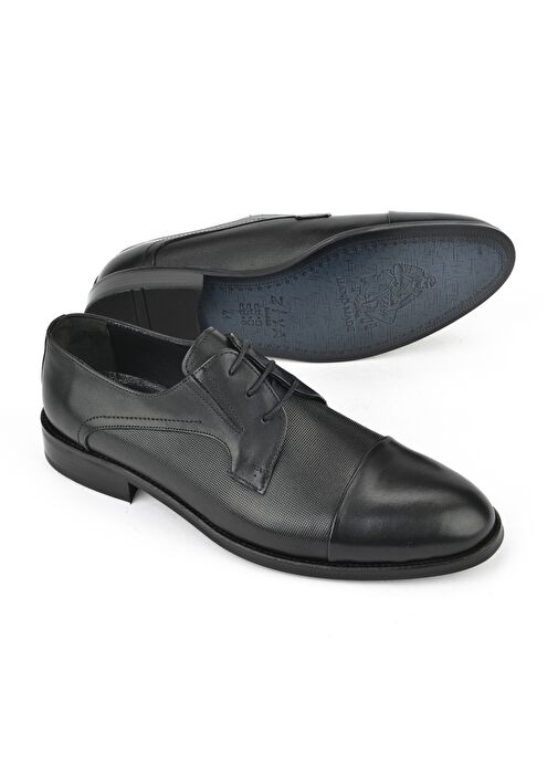 Ziya, Erkek Hakiki Deri Klasik Ayakkabı 1511027Z029 Siyah - Görsel 5