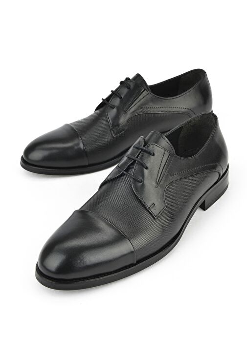 Ziya, Erkek Hakiki Deri Klasik Ayakkabı 1511027Z029 Siyah - Görsel 6