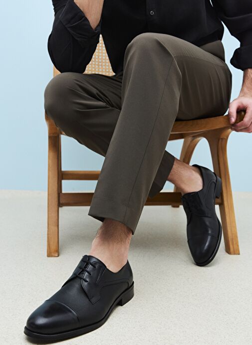 Ziya, Erkek Hakiki Deri Klasik Ayakkabı 1511027Z029 Siyah - Görsel 7