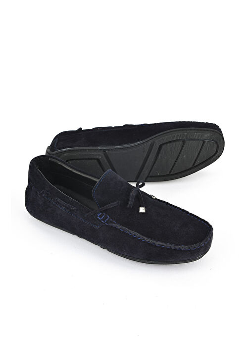 Ziya, Erkek Hakiki Deri Ayakkabı 1511007ZB012 Lacivert - Görsel 5