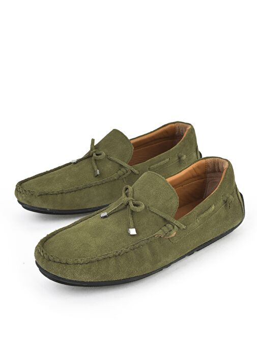 Ziya, Erkek Hakiki Deri Ayakkabı 1511007ZB012 Yeşil - Görsel 6