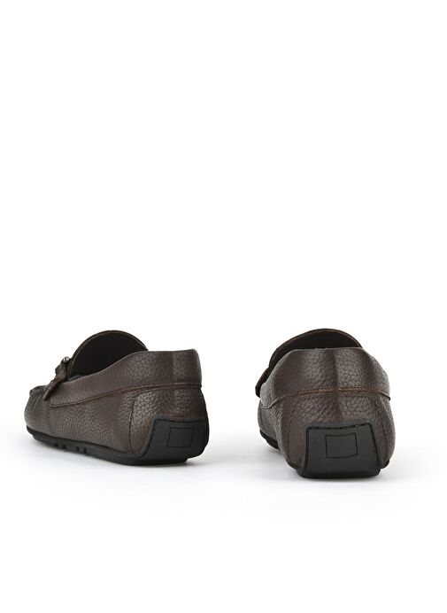 Ziya, Erkek Hakiki Deri Ayakkabı 1511007ZB02 Kahve - Görsel 4