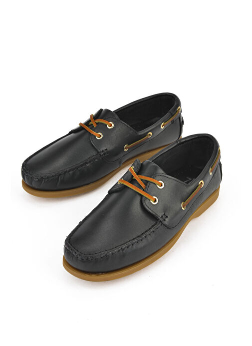 Ziya, Erkek Hakiki Deri Ayakkabı 1511007ZD1001 Siyah - Görsel 6