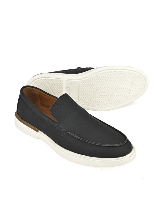 Ziya, Erkek Hakiki Deri Ayakkabı 1511007ZB04 Siyah - Görsel 5