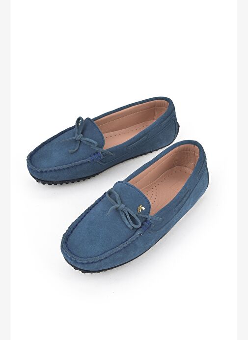 Ziya, Kadın Hakiki Deri Ayakkabı 1511007ZZ2001 Mavi - Görsel 6