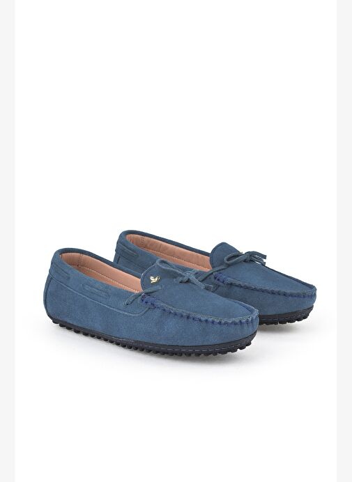 Ziya, Kadın Hakiki Deri Ayakkabı 1511007ZZ2001 Mavi - Görsel 3