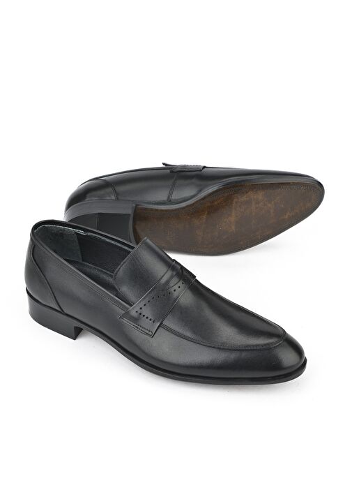 Ziya, Erkek Hakiki Deri Klasik Ayakkabı 151985Z0140 Siyah - Görsel 5