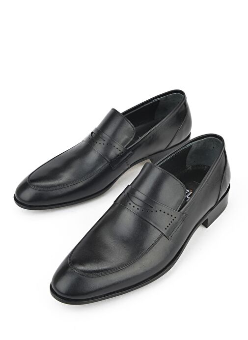 Ziya, Erkek Hakiki Deri Klasik Ayakkabı 151985Z0140 Siyah - Görsel 6
