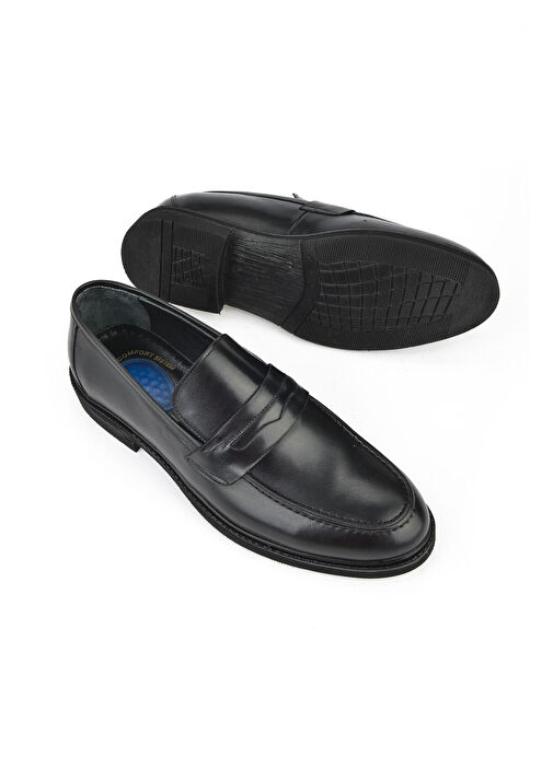 Ziya, Erkek Hakiki Deri Klasik Ayakkabı 151985Z1602 Siyah - Görsel 5