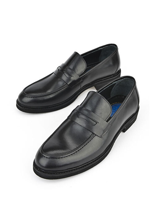 Ziya, Erkek Hakiki Deri Klasik Ayakkabı 151985Z1602 Siyah - Görsel 6