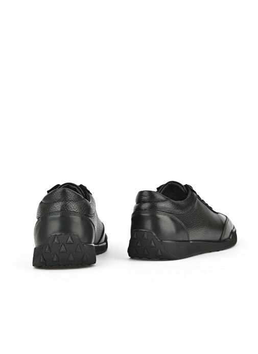 Ziya Siyah Erkek Deri Günlük Ayakkabı 1511025Z2023_000 - Görsel 4