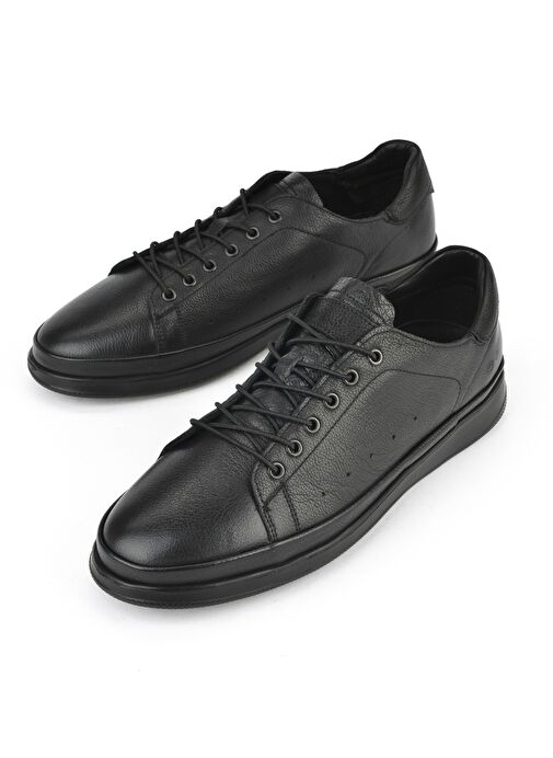Ziya, Erkek Hakiki Deri Ayakkabı 1511025Z2028 Siyah - Görsel 6