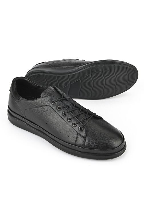 Ziya, Erkek Hakiki Deri Ayakkabı 1511025Z2028 Siyah - Görsel 5
