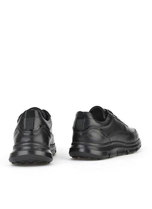 Ziya, Erkek Hakiki Deri Sneaker 151983ZF902 Siyah - Görsel 4