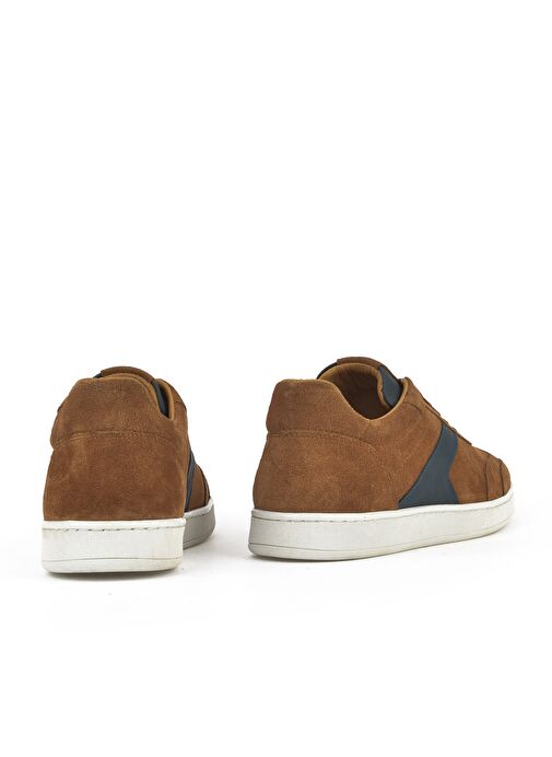 Ziya, Erkek Hakiki Deri Sneaker 151983ZX30 Taba - Görsel 4