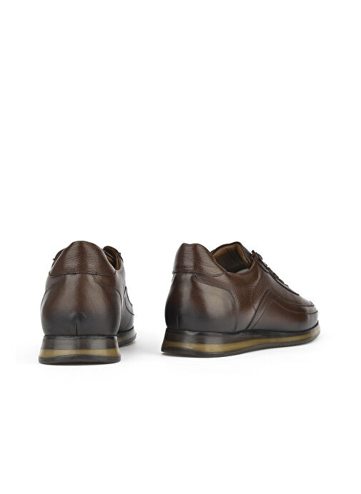 Ziya, Erkek Hakiki Deri Ayakkabı 151745Z0828 Kahve - Görsel 4