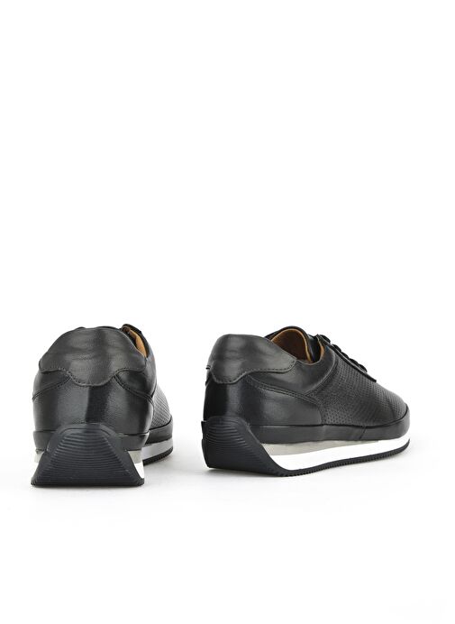 Ziya, Erkek Hakiki Deri Sneaker 1511002Z063 Siyah - Görsel 4