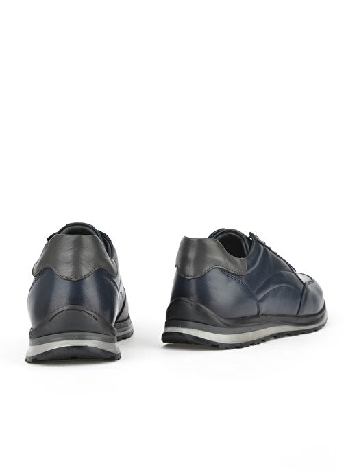 Ziya, Erkek Hakiki Deri Sneaker 1511002Z415 Lacivert - Görsel 4
