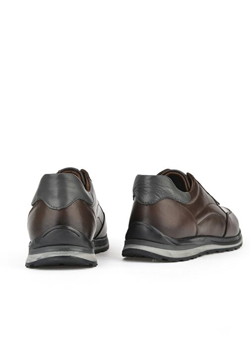 Ziya, Erkek Hakiki Deri Sneaker 1511002Z415 Kahve - Görsel 4