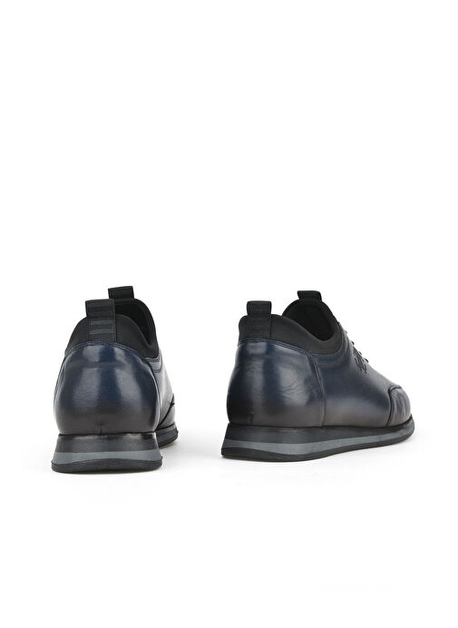 Ziya Lacivert Erkek Deri Günlük Ayakkabı 133745Z0807_200 - Görsel 4