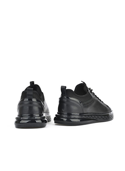 Ziya Siyah Erkek Deri Günlük Ayakkabı 1511023Z70812_000 - Görsel 4
