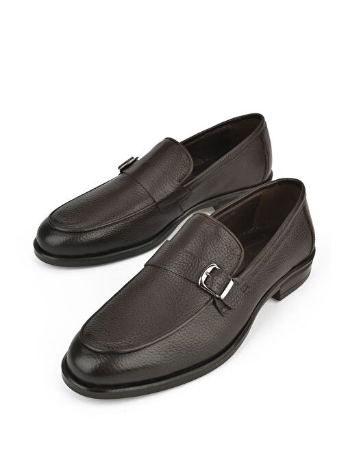 Ziya, Erkek Hakiki Deri Ayakkabı 151986Z4073 Kahve - Görsel 6