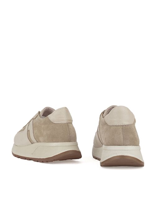 Ziya, Kadın Hakiki Deri Sneaker 1511050Z2050 Bej - Görsel 4