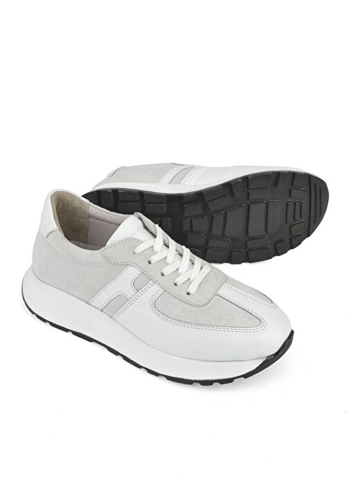 Ziya, Kadın Hakiki Deri Sneaker 1511050Z2050 Beyaz - Görsel 5