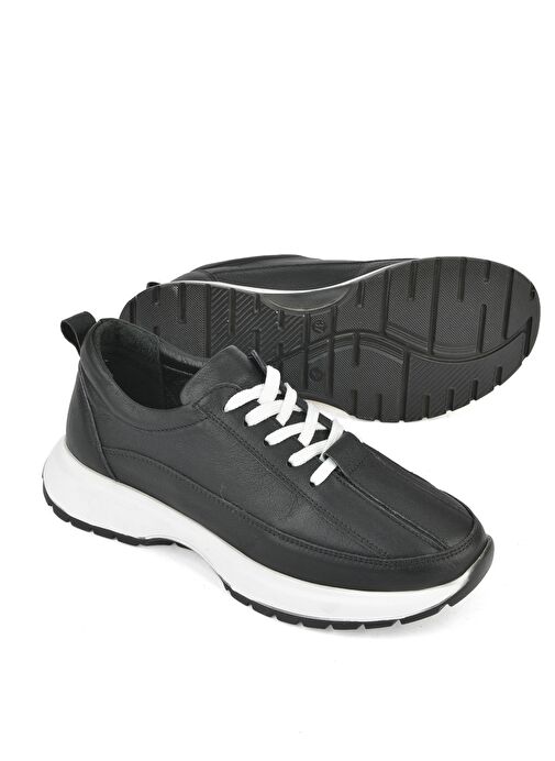 Ziya, Kadın Hakiki Deri Sneaker 1511050Z2052 Siyah - Görsel 5