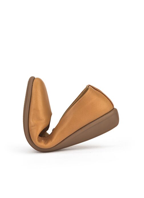 Ziya, Kadın Hakiki Deri Konfor Babet 1511050Z2220 Taba - Görsel 4